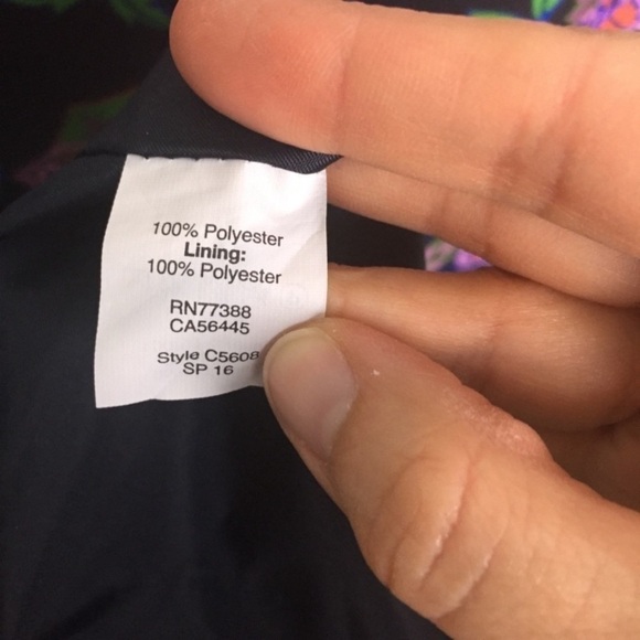 J. Crew Factory Navy purple Floral Shift Dress Sz 2 career or casual midi party - Picture 3 of 12